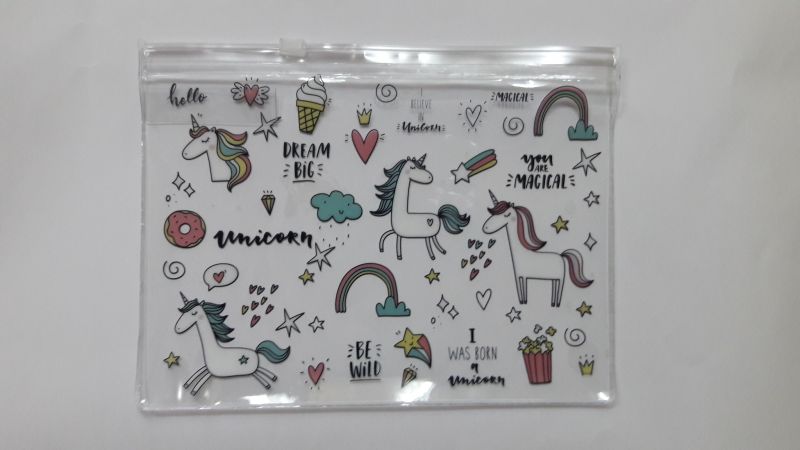 43789578-1.jpg Pvc Şeffaf İcon Baskılı Çanta DL1327 - Görsel 1