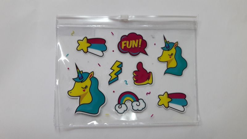 43789854-1.jpg Pvc Şeffaf İcon Baskılı Çanta DL1078 - Görsel 1