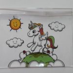 Pvc Şeffaf İcon Baskılı Çanta DL1086