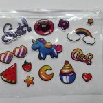 Pvc Şeffaf İcon Baskılı Çanta DL1348